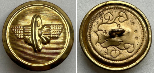 Пуговицы железнодорожников, 15, 25 мм.