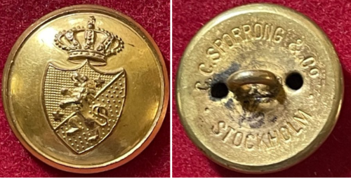 Пуговицы шведской армии, 22 мм.