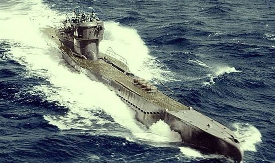 Подлодка «U-278» в море. 1943 г.
