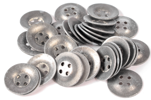 Металлические пуговицы, 17 мм.