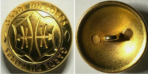Пуговица французской гвардии, 23 мм.