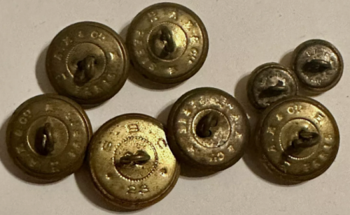 Пуговицы иностранного легиона, 23 и 15 мм.