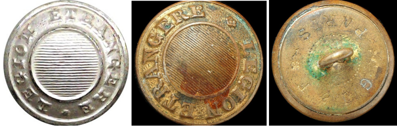 Пуговицы иностранного легиона, 21 мм.