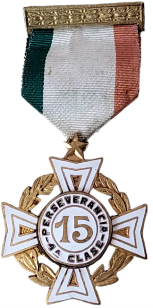 Медаль 15 лет службы.