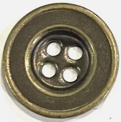 Металлические пуговицы для куртки, 11,5 мм.