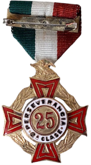 Медаль 25 лет службы.