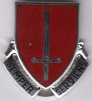 Знак 207-го батальона поддержки армии.