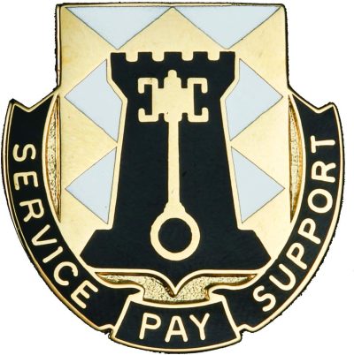 Знак 208-го финансового батальона.