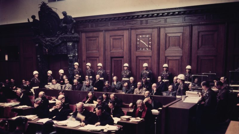 Нюрнбергский процесс. 1945 г.