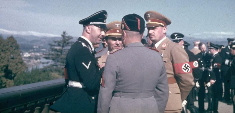 Делегация Гитлера во время визита в Италию. Флоренция 1938 г.