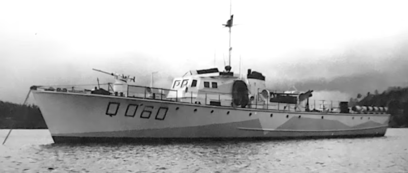 Моторный катер ML Q-060. 1942 г.