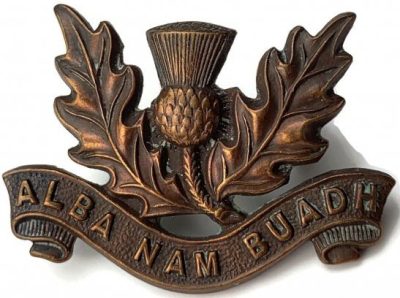 Знак Трансваальского шотландского добровольческого полка.