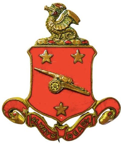 Знаки 92-го берегового артиллерийского полка.