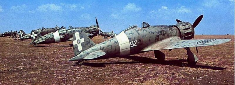 Истребители Macchi MC.200 «Saetta». 1940 г.