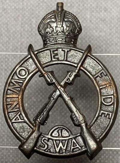 Значки 1-го пехотного батальона Юго-Западной Африки.