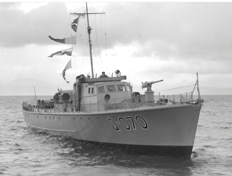 Моторный катер HMCS ML Q-070. 1942 г.