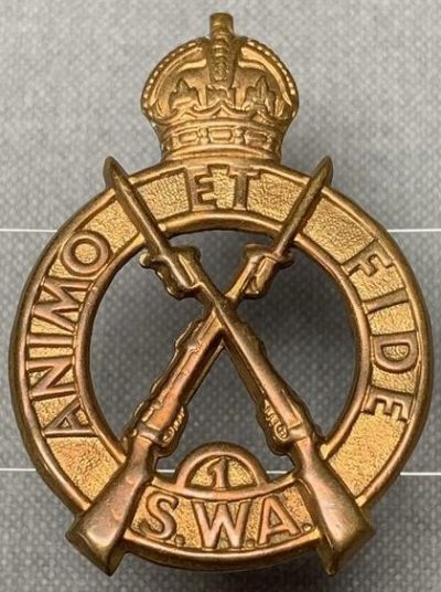 Значки 1-го пехотного батальона Юго-Западной Африки.