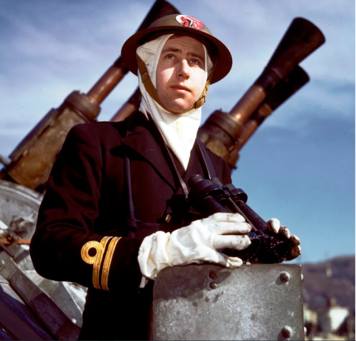 Лейтенант противовоздушной обороны HMCS Iroquois Уильям П. Хейз. 1943 г.