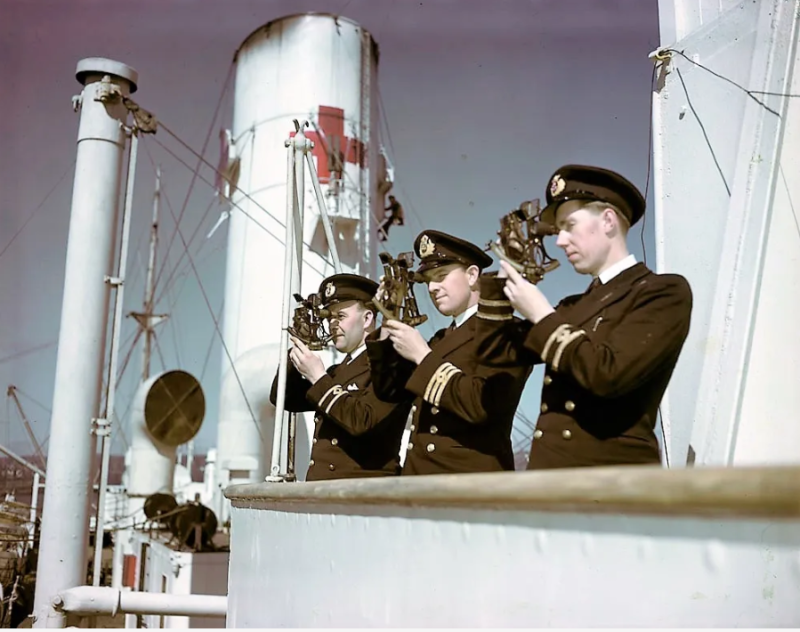 Экипаж госпитального судна «Летиция». 1943 г.