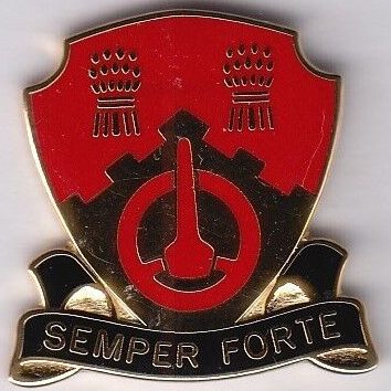 Знак 219-го батальона поддержки армии.