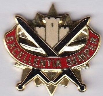 Знак 221-го батальона поддержки армии.