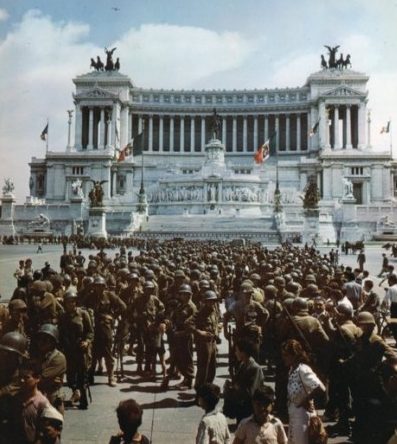 Союзные войска в Риме. Июль 1944 г.