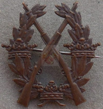 Бронзовый знак за стрельбу с винтовки.