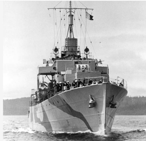 Речной HMCS Waskesiu. 1944 г.
