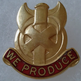 Знаки 227-го батальона технического обслуживания.