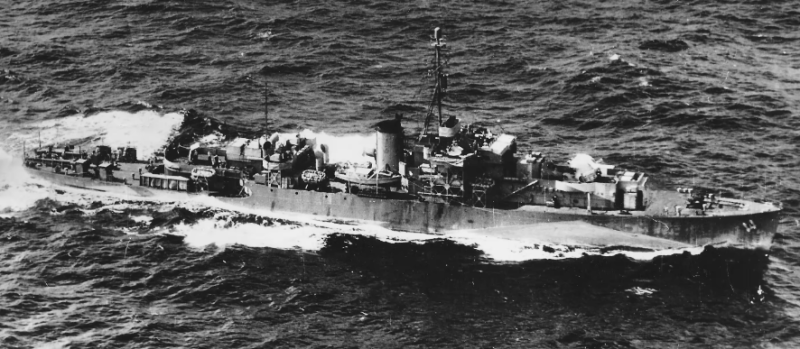 Речной HMCS Prestonian . 1944 г.