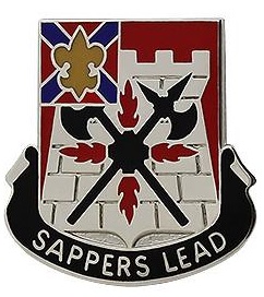 Знак 229-го инженерного батальона.