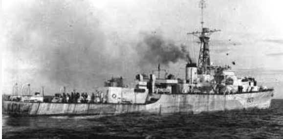 Корабль HMCS Loch Alvie. 1944 г.