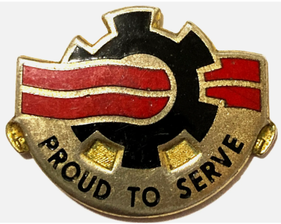 Знак 240-го квартирмейстерского батальона.