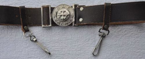 Ремень с пряжкой финских бойскаутов.