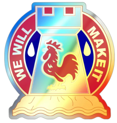 Знак 243-го инженерного батальона.