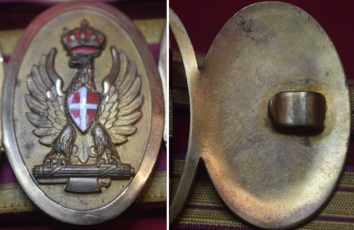 Фашистский пояс и подвеска для меча органов общественной безопасности.