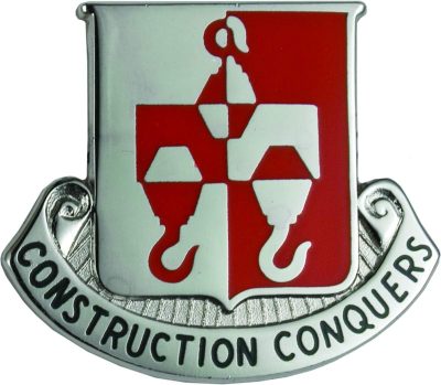 Знак 244-го инженерного батальона.