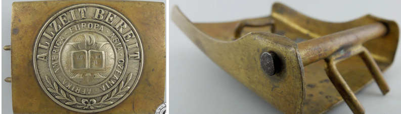 Пряжка ремня Pfadfinder в Христианской ассоциации молодых людей.