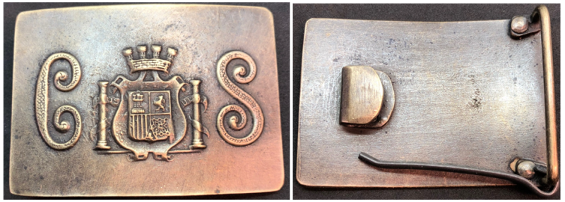 Пряжки для ремня эпохи Франсиско Франко.