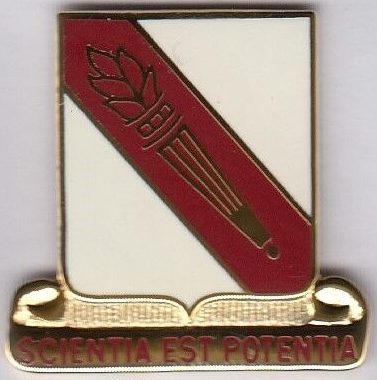 Знак 306-го батальона поддержки армии.
