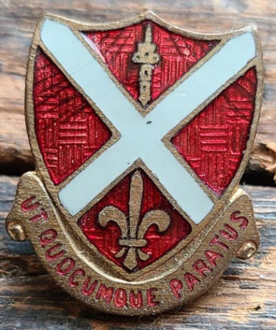 Знак 252-го берегового артиллерийского полка.