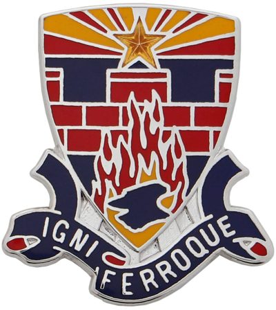 Знак 253-го инженерного батальона.