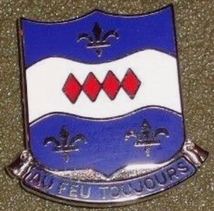 Знак 312-го пехотного полка.