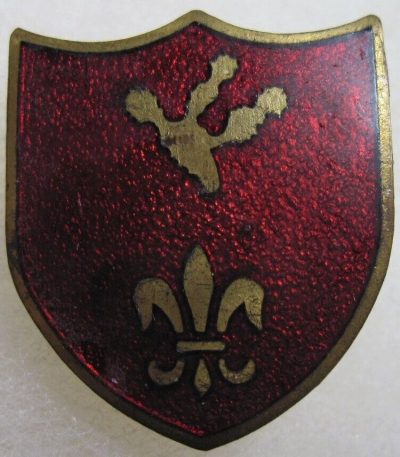 Знак 265-го берегового артиллерийского полка.