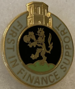 Знак 266-го финансового батальона.