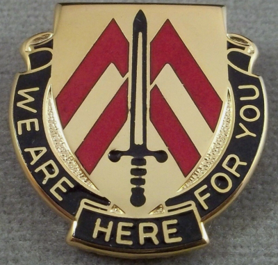 Знак 293-го батальона поддержки армии.