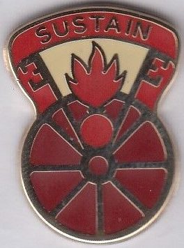 Знак 329-го батальона поддержки армии.