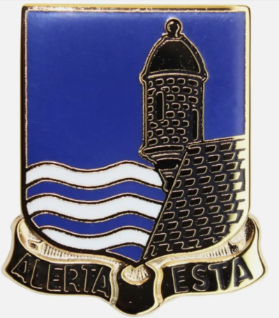 Знак 296-го пехотного полка.