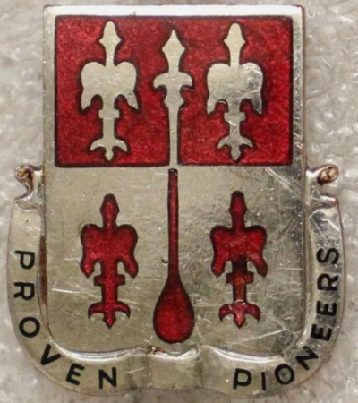 Знак 299-го инженерный батальон.