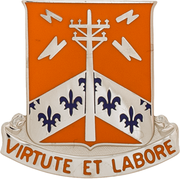 Знак 302-го батальона связи.